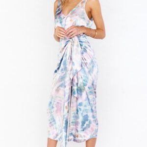 SHOW ME YOUR MUMU Hampton Wrap Dress TIE DYE